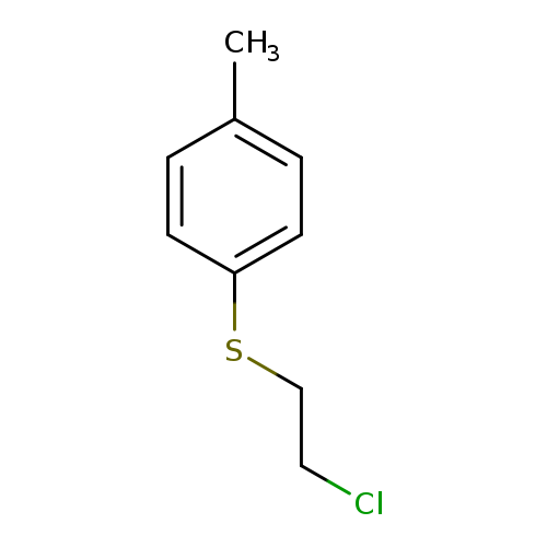 Benzene, 1-[(2-chloroethyl)thio]-4-methyl-
