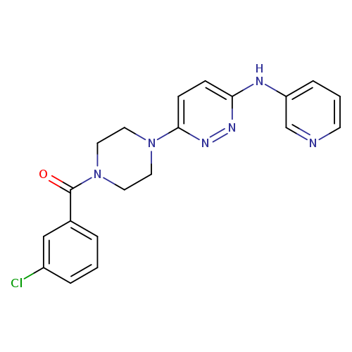 6-[4-(3-chlorobenzoyl)piperazin-1-yl]-N-(pyridin-3-yl)pyridazin-3-amine
