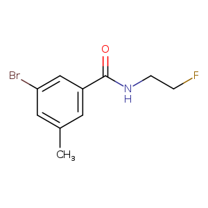 3-Bromo-n-(2-fluoroethyl)-5-methylbenzamide