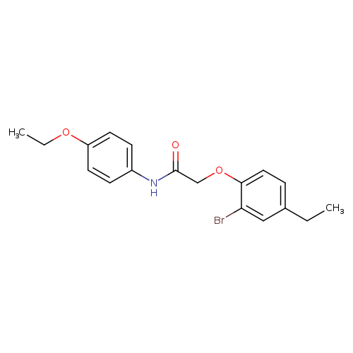 2-(2-bromo-4-ethylphenoxy)-N-(4-ethoxyphenyl)acetamide