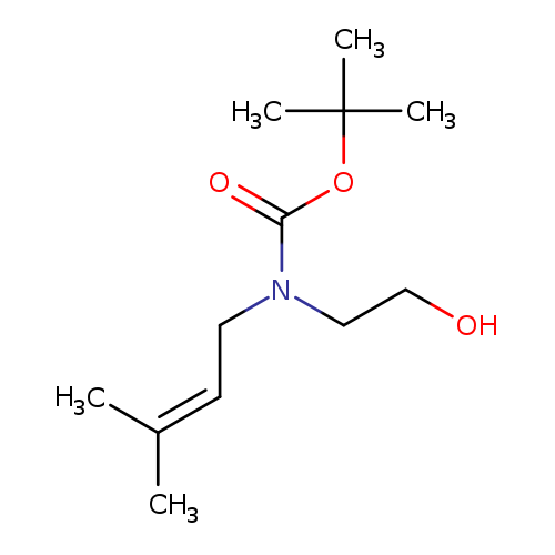 tert-Butyl (2-hydroxyethyl)(3-methylbut-2-en-1-yl)carbamate