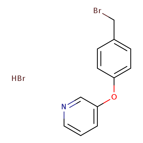 3-[4-(bromomethyl)phenoxy]pyridine hydrobromide
