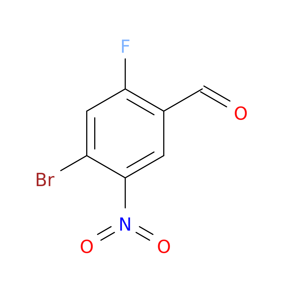 4-Bromo-2-fluoro-5-nitrobenzaldehyde
