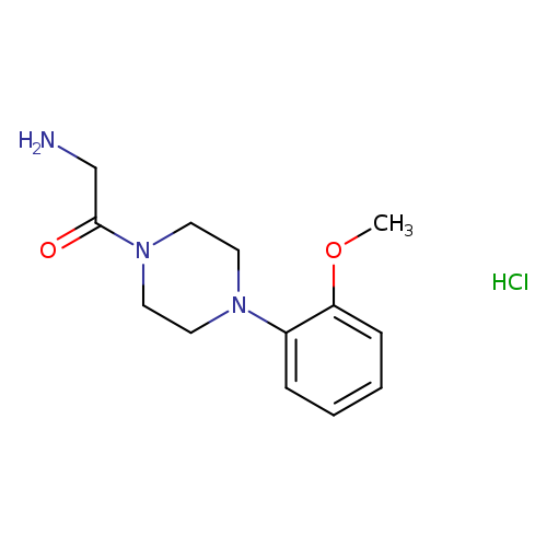 2-amino-1-[4-(2-methoxyphenyl)piperazin-1-yl]ethan-1-one hydrochloride