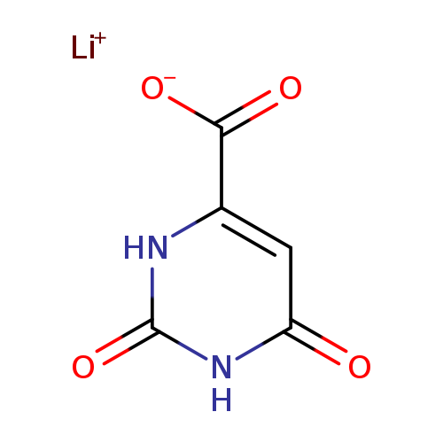 Orotic acid lithium salt monohydrate
