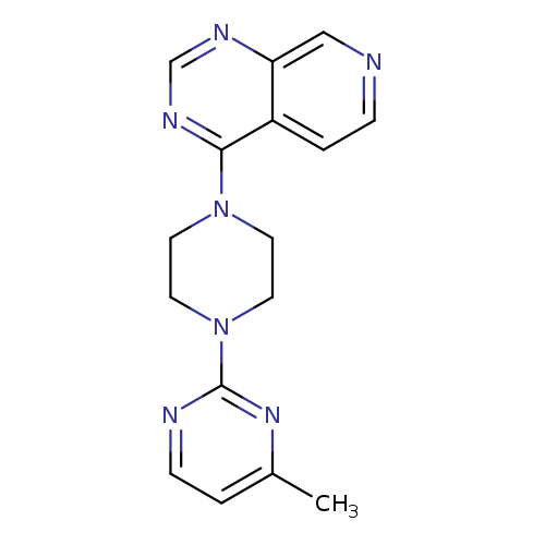 4-methyl-2-(4-{pyrido[3,4-d]pyrimidin-4-yl}piperazin-1-yl)pyrimidine