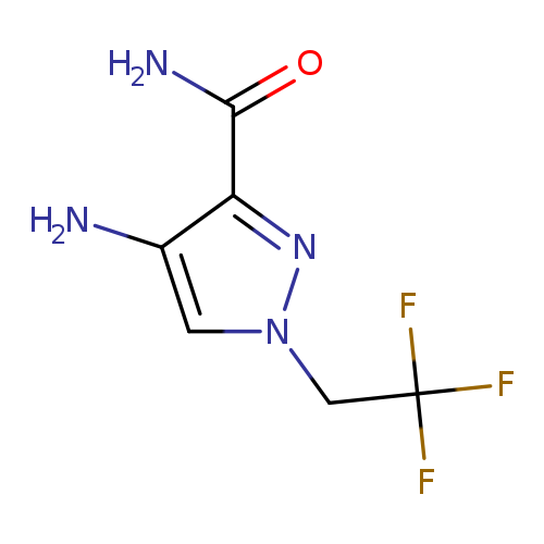 4-Amino-1-(2,2,2-trifluoroethyl)-1H-pyrazole-3-carboxamide