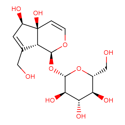 β-D-Glucopyranoside, (1S,4aS,5R,7aR)-1,4a,5,7a-tetrahydro-4a,5-dihydroxy-7-(hydroxymethyl)cyclopenta[c]pyran-1-yl