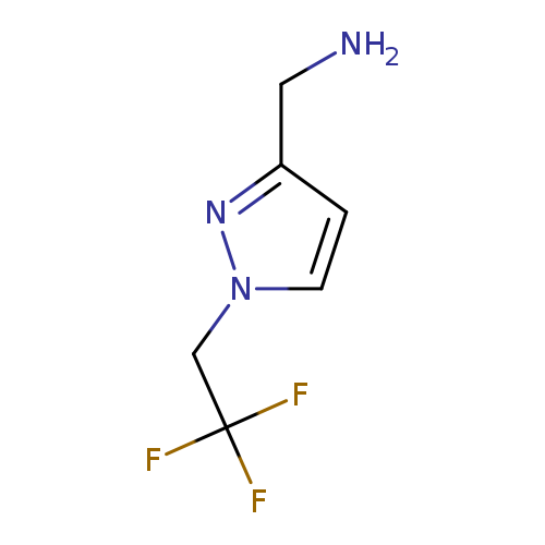 [1-(2,2,2-trifluoroethyl)-1H-pyrazol-3-yl]methylamine