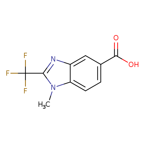 1-methyl-2-(trifluoromethyl)-1H-1,3-benzodiazole-5-carboxylic acid