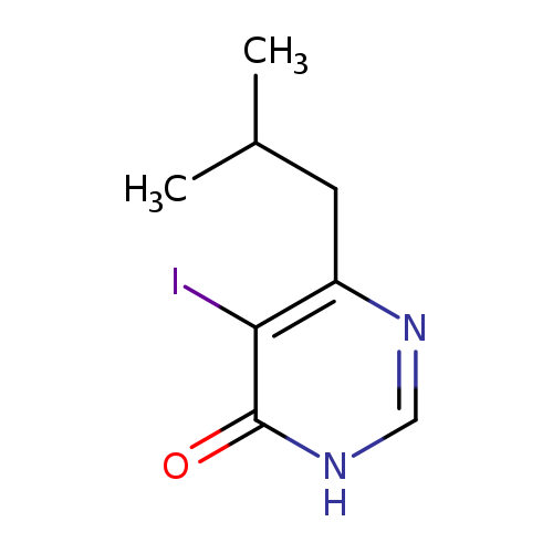 5-Iodo-6-(2-methylpropyl)-3,4-dihydropyrimidin-4-one