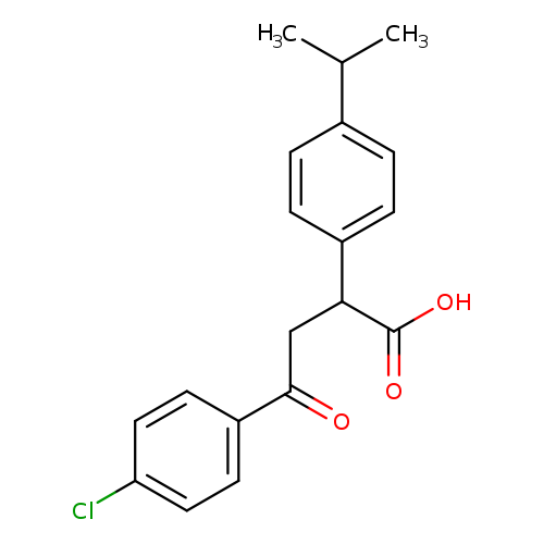 4-(4-chlorophenyl)-4-oxo-2-[4-(propan-2-yl)phenyl]butanoic acid