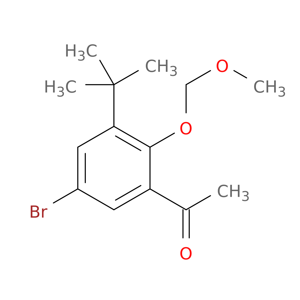 1-[5-bromo-3-tert-butyl-2-(methoxymethoxy)phenyl]ethan-1-one