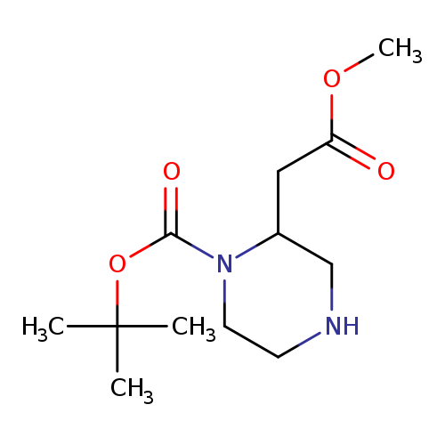 2-Piperazineaceticacid, 1-[(1,1-dimethylethoxy)carbonyl]-, methyl ester