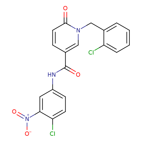 N-(4-chloro-3-nitrophenyl)-1-[(2-chlorophenyl)methyl]-6-oxo-1,6-dihydropyridine-3-carboxamide