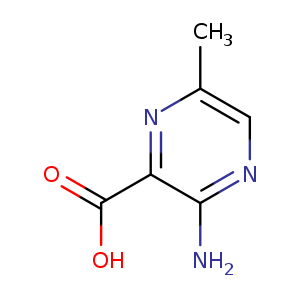 Pyrazinecarboxylic  acid,  3-amino-6-methyl-  (7CI,8CI,9CI)