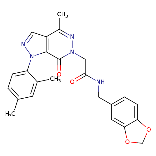 N-[(2H-1,3-benzodioxol-5-yl)methyl]-2-[1-(2,4-dimethylphenyl)-4-methyl-7-oxo-1H,6H,7H-pyrazolo[3,4-d]pyridazin-6-yl]acetamide