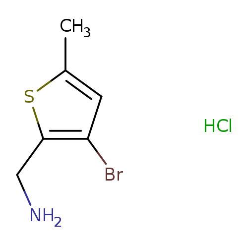 (3-bromo-5-methylthiophen-2-yl)methanamine hydrochloride