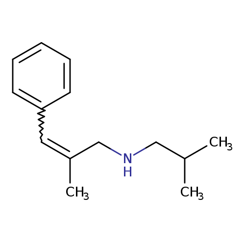 2-Propen-1-amine, 2-methyl-N-(2-methylpropyl)-3-phenyl-, (E)-