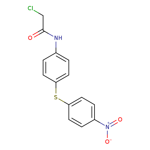 2-Chloro-n-(4-[(4-nitrophenyl)thio]phenyl)acetamide