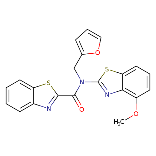 N-[(furan-2-yl)methyl]-N-(4-methoxy-1,3-benzothiazol-2-yl)-1,3-benzothiazole-2-carboxamide