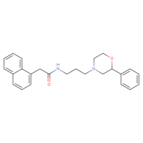 2-(naphthalen-1-yl)-N-[3-(2-phenylmorpholin-4-yl)propyl]acetamide