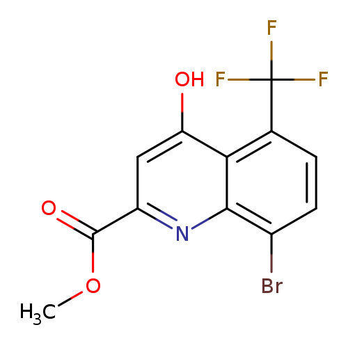 Methyl 8-bromo-4-hydroxy-5-trifluoromethylquinoline-2-carboxylate