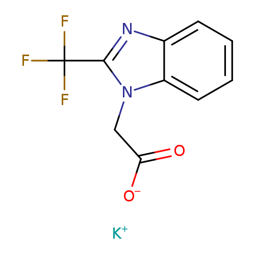 potassium 2-[2-(trifluoromethyl)-1H-1,3-benzodiazol-1-yl]acetate