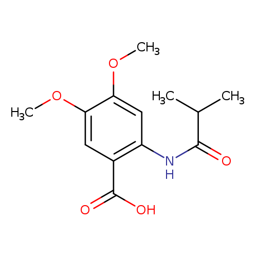 2-(Isobutyrylamino)-4,5-dimethoxybenzoic acid