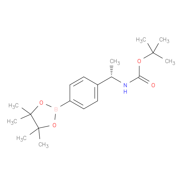 (S)-tert-Butyl (1-(4-(4,4,5,5-tetramethyl-1,3,2-dioxaborolan-2-yl)phenyl)ethyl)carbamate