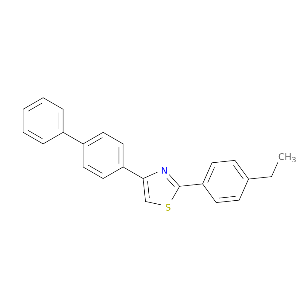 4-(4-Biphenylyl)-2-(4-ethylphenyl)thiazole