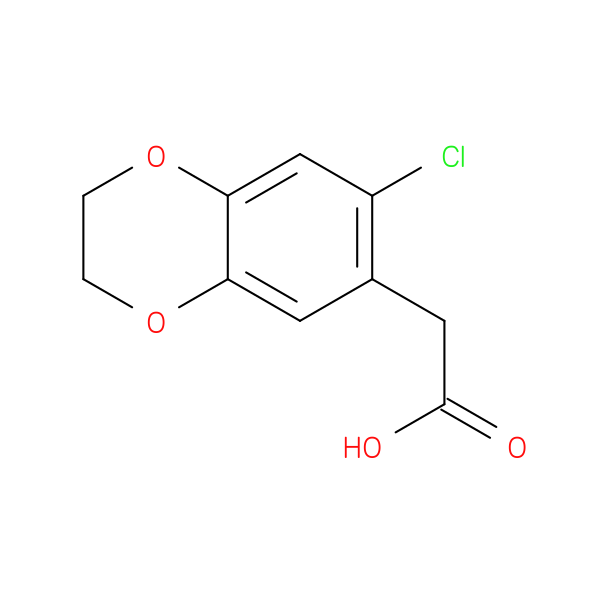 (7-chloro-2,3-dihydro-1,4-benzodioxin-6-yl)acetic acid