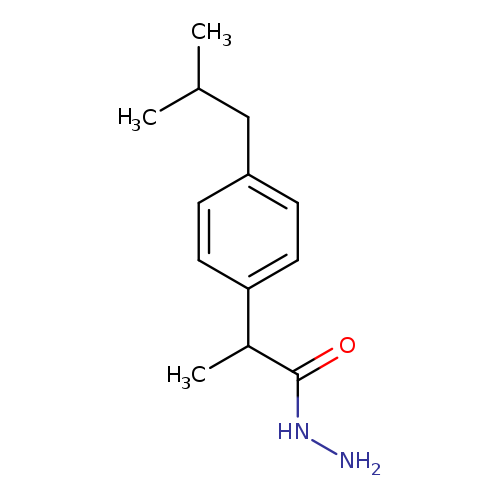 Benzeneacetic acid, α-methyl-4-(2-methylpropyl)-, hydrazide