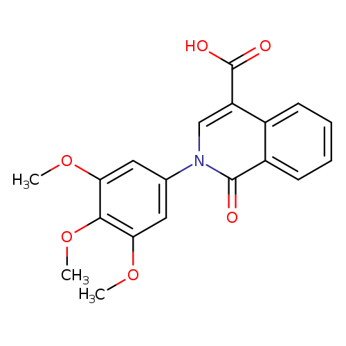 1-Oxo-2-(3,4,5-trimethoxyphenyl)-1,2-dihydroisoquinoline-4-carboxylic acid