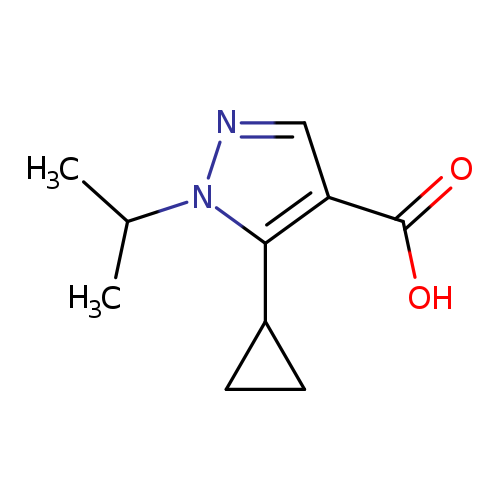 5-cyclopropyl-1-(propan-2-yl)-1H-pyrazole-4-carboxylic acid