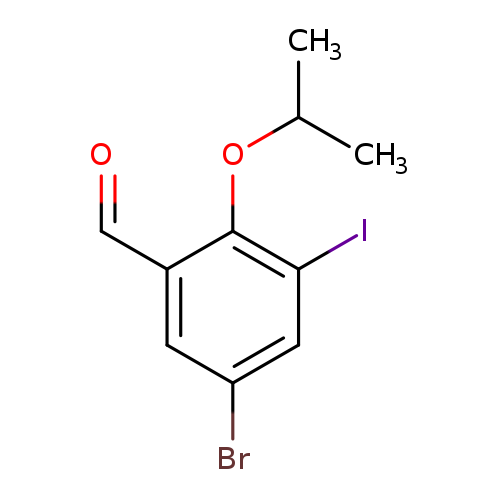 5-bromo-3-iodo-2-isopropoxybenzaldehyde