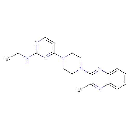 N-ethyl-4-[4-(3-methylquinoxalin-2-yl)piperazin-1-yl]pyrimidin-2-amine