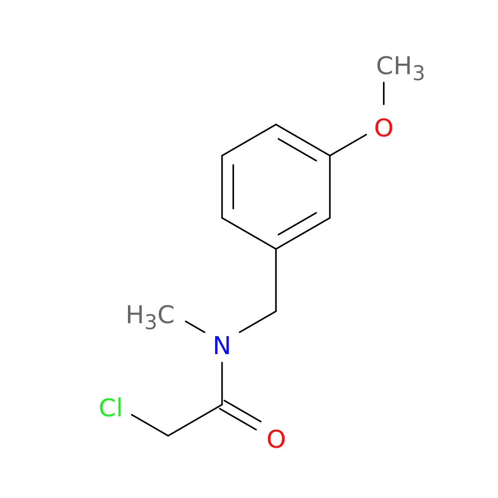2-chloro-N-[(3-methoxyphenyl)methyl]-N-methylacetamide