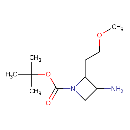 tert-butyl3-amino-2-(2-methoxyethyl)azetidine-1-carboxylate,Mixtureofdiastereomers