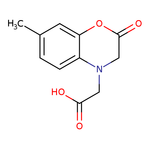 (7-Methyl-2-oxo-2,3-dihydro-4h-1,4-benzoxazin-4-yl)acetic acid