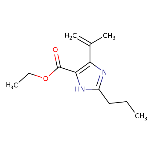 1H-Imidazole-5-carboxylic acid, 4-(1-methylethenyl)-2-propyl-, ethyl ester