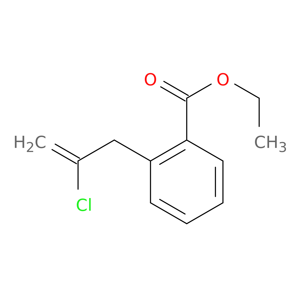 3-(2-Carboethoxyphenyl)-2-chloro-1-propene