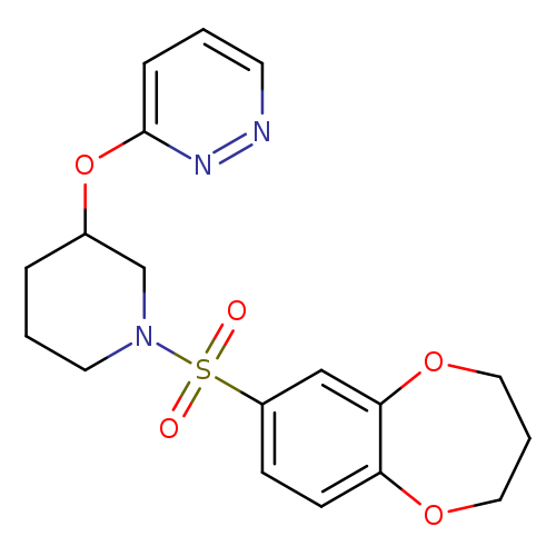3-{[1-(3,4-dihydro-2H-1,5-benzodioxepine-7-sulfonyl)piperidin-3-yl]oxy}pyridazine