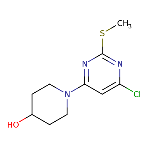4-Piperidinol, 1-[6-chloro-2-(methylthio)-4-pyrimidinyl]-