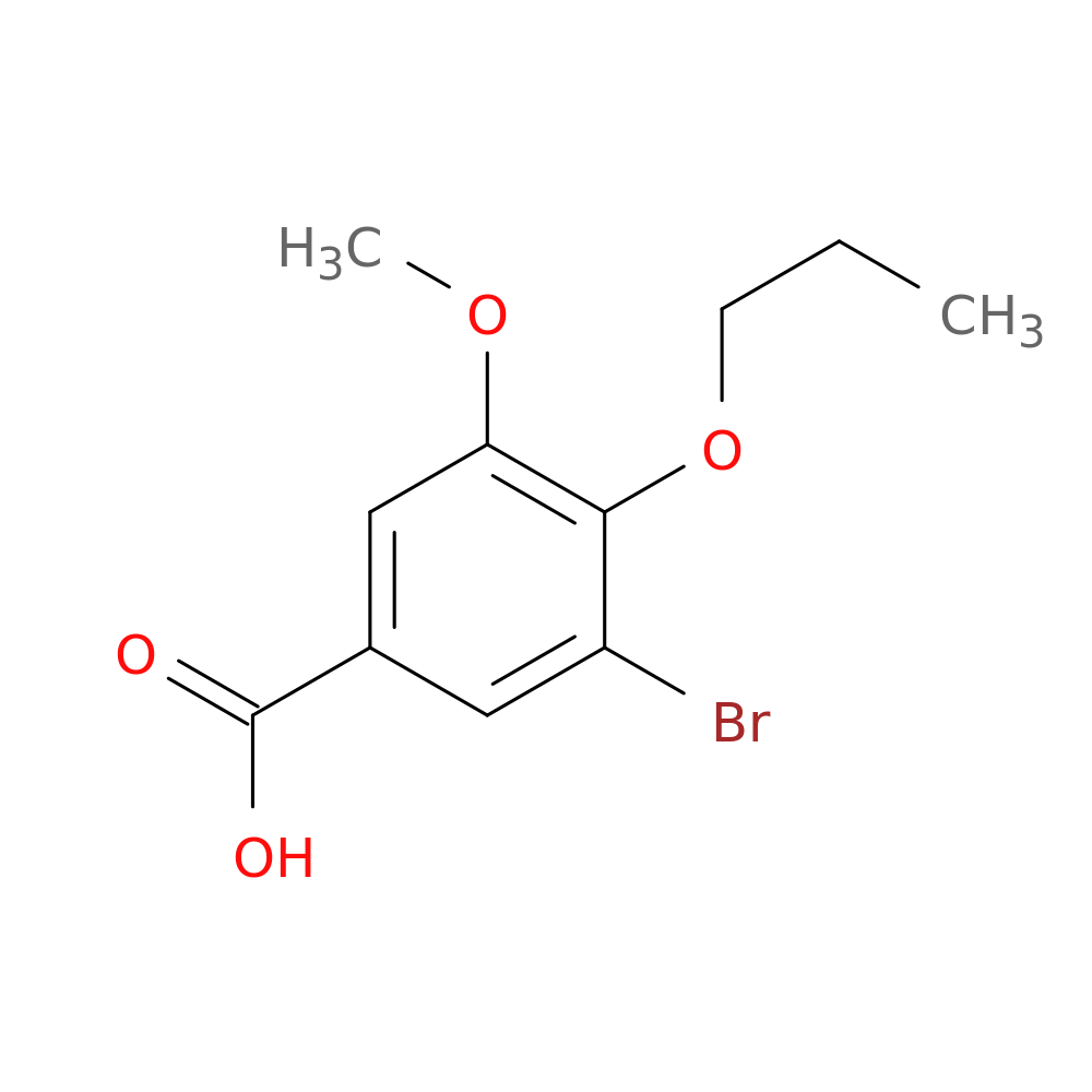 3-Bromo-5-methoxy-4-propoxybenzoic acid