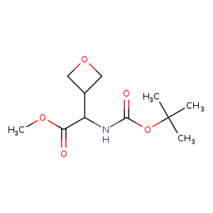 3-Oxetaneacetic acid, α-[[(1,1-dimethylethoxy)carbonyl]amino]-, methyl ester