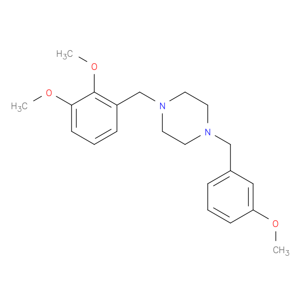 1-(2,3-dimethoxybenzyl)-4-(3-methoxybenzyl)piperazine