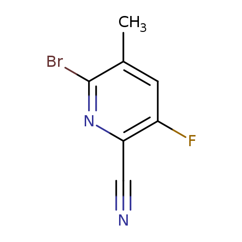 6-bromo-3-fluoro-5-methylpyridine-2-carbonitrile