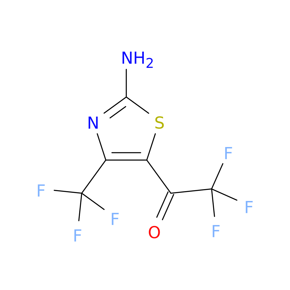 1-[2-amino-4-(trifluoromethyl)-1,3-thiazol-5-yl]-2,2,2-trifluoroethan-1-one