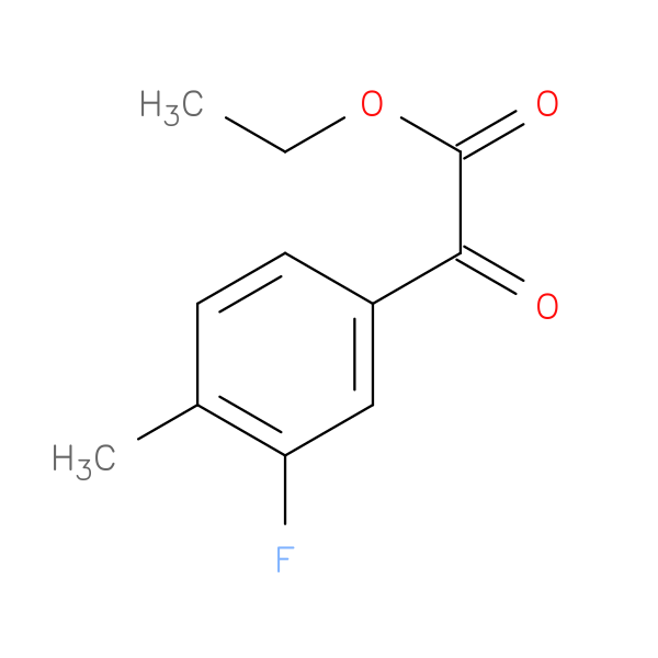 ETHYL 3-FLUORO-4-METHYLBENZOYLFORMATE